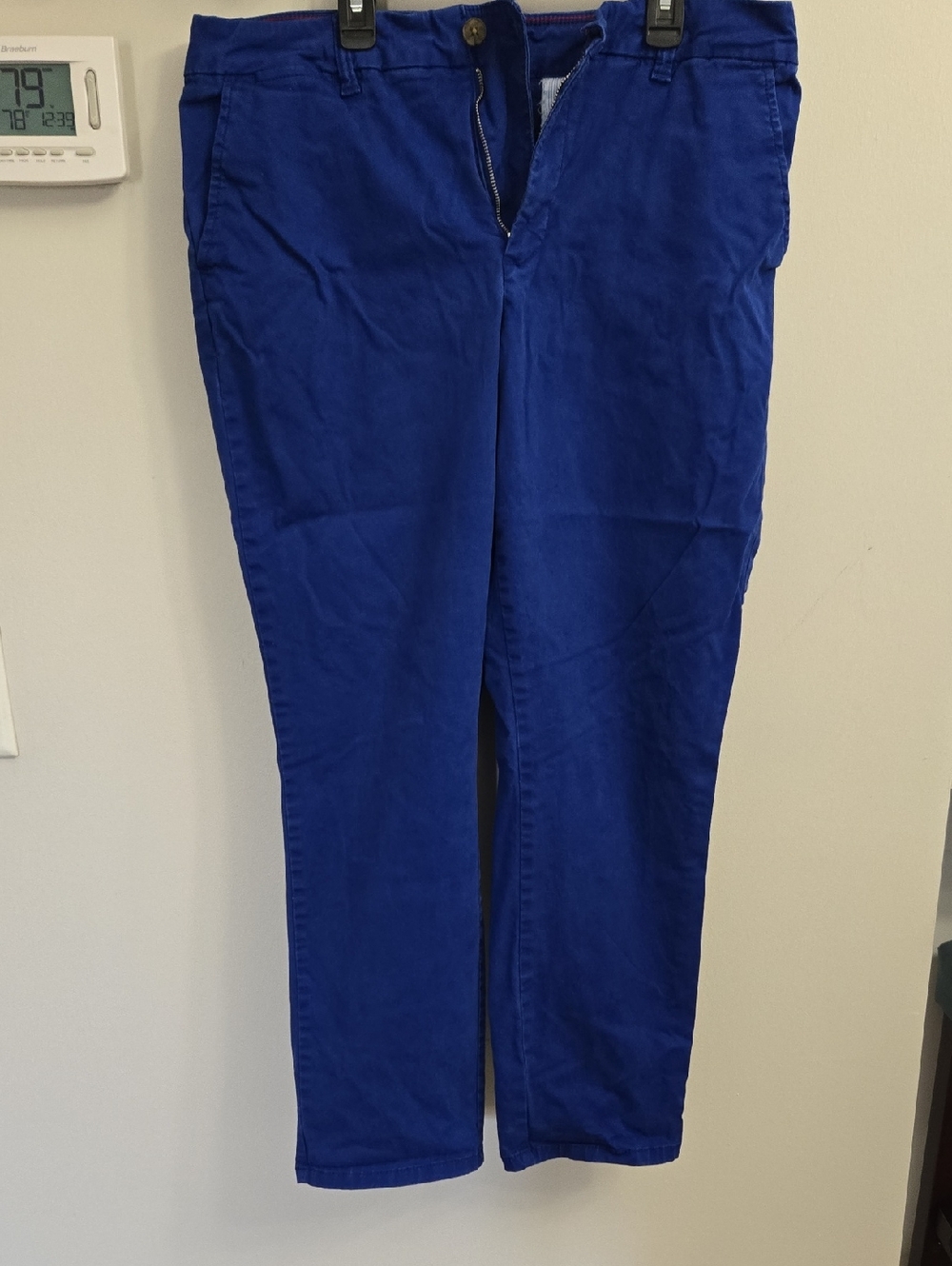 Tommy Hilfiger Royal Blue Pants with Red Stitching